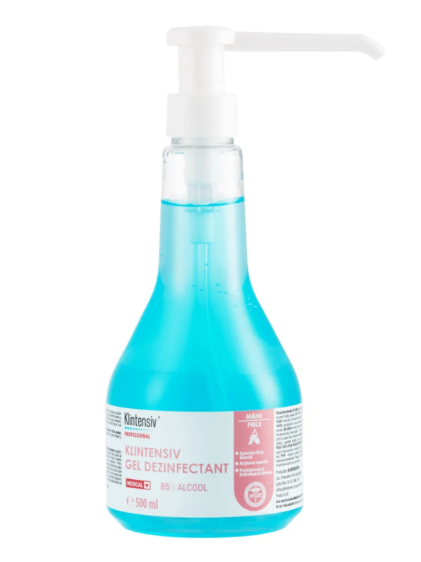 Gel dezinfectant profesional pentru maini  Klintensiv
